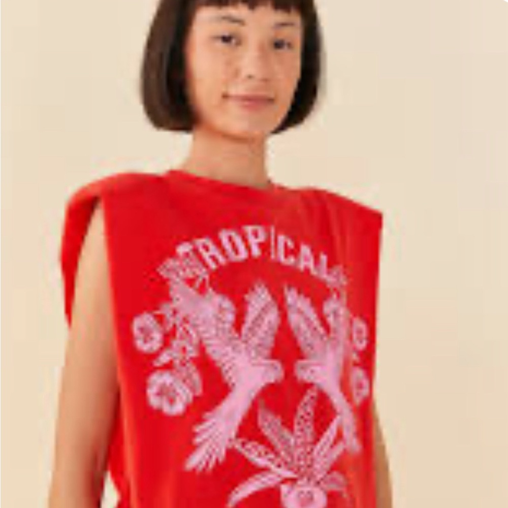 Farm Rio Top - size M please read description!